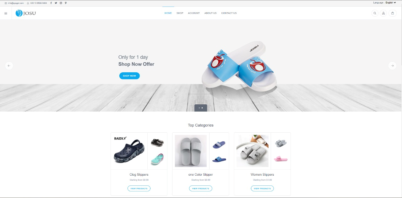 sysgot ecommerce application